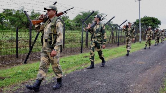 Bangladesh border. Indo-Bangla border.