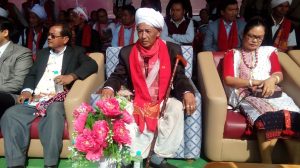 Karbi King Ramsing Ronghang at KYF on Friday.