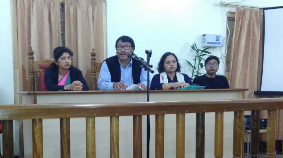 Tezpur Law College principal Dr Bhuban Chandra Barooah addressing media persons. Tezpur Law College principal Dr Bhuban Chandra Barooah addressing media persons.