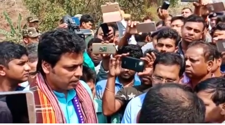 Biplab Deb fist visit