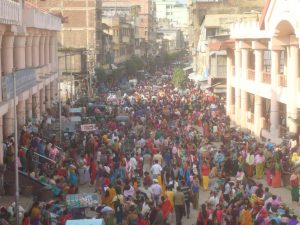 File picture of Yaoshang shopping in Imphal.