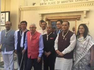 Khandu at birthplace of Mahatma