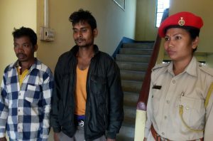 The two persons arrested by Jakhalabandha Police.