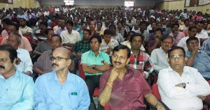 A section of the participants in the TRKS conference at Dharmanagar.