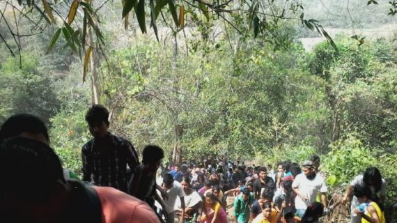 hill climbing Baukhungri festival Hill trekking on the occasion of Baukhungri Festival. File photol
