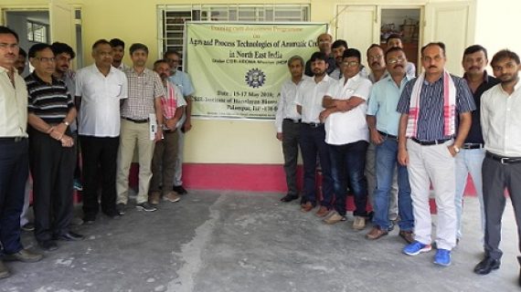 The participants of the training-cum-awareness programme at Dibrugarh posing for a photograph. Northeast Now