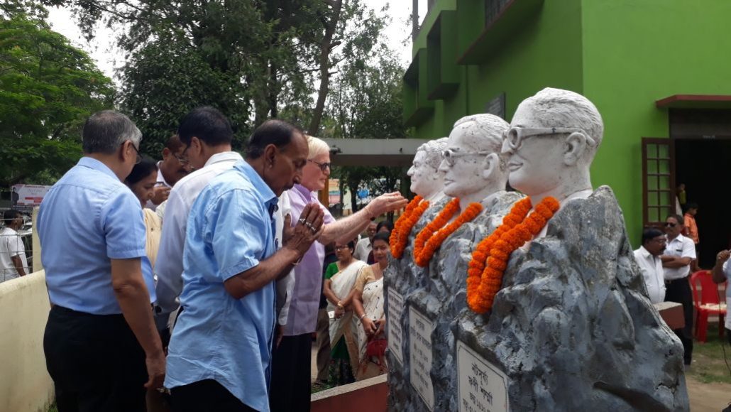 tezpur sahitya sabha pray trinute Rabha at Sahitya Sabha bhaban