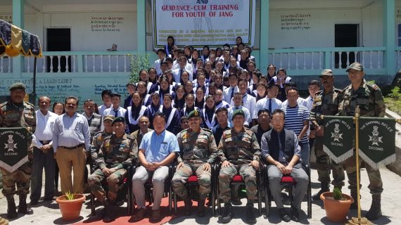 training by army at Tawang