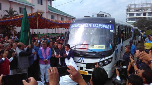 New Bus Services Introduced In Manipur