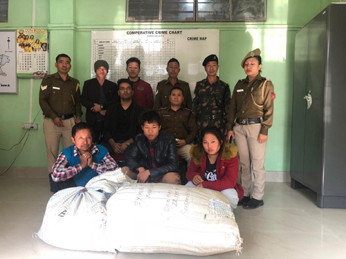 Arunachal: 30kg ganja seized in Naharlagun, 3 arrested