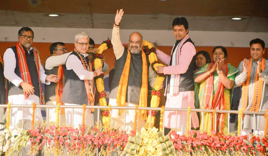 Amit Shah in Tripura