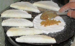 Narikol Pitha, the famous magh bihu delicacy