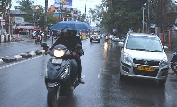 Rain in Guwahati