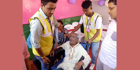 Old voter in Dibrugarh