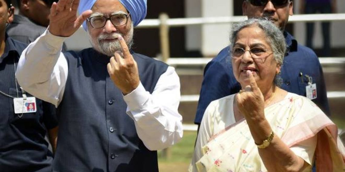 Ex PM Manmohan Singh Wife Gurcharan Kaur To Cast Votes In Guwahati   PM Mni 1140x570 