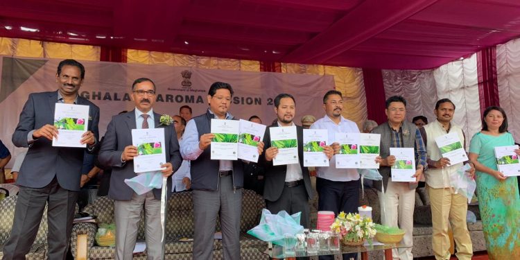 Meghalaya CM Conrad K Sangma launches Aroma Mission at Byrwa in Ri-Bhoi district