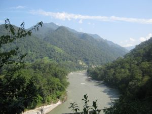 The Manas river encompasses the World Heritage Site in India& Bhutan