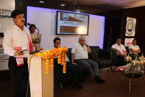 Vice-Chancellor of DU Prof. Ranjit Tamuli delivering keynote address