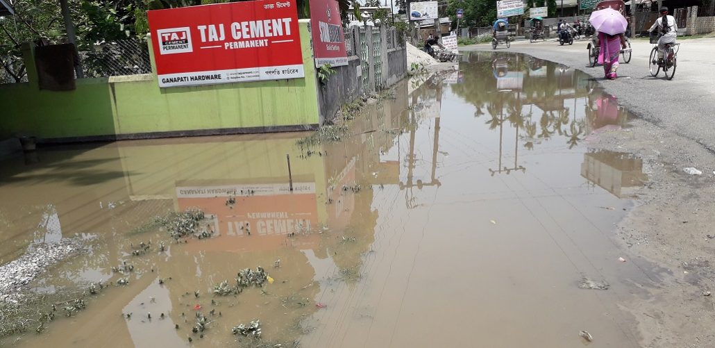 Water Logging along the MB Road at Ward No-6