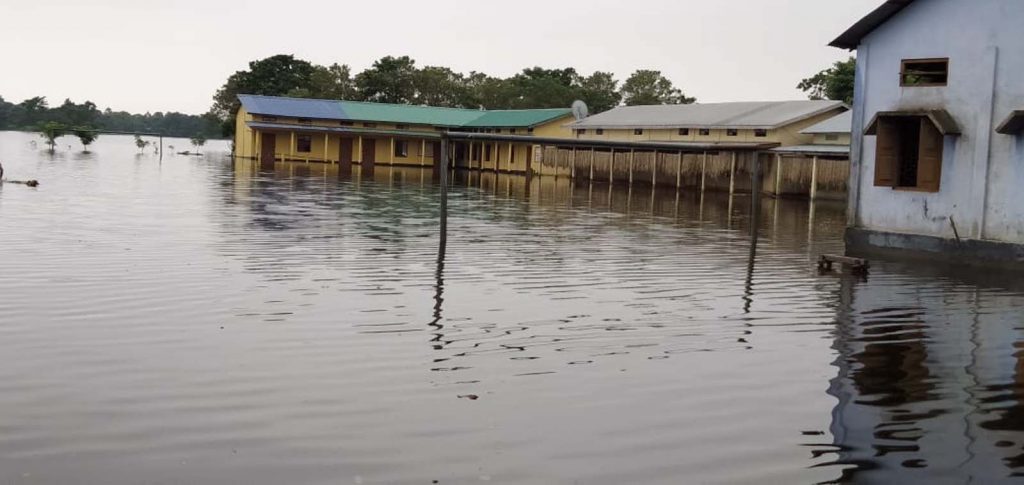 flood affected school