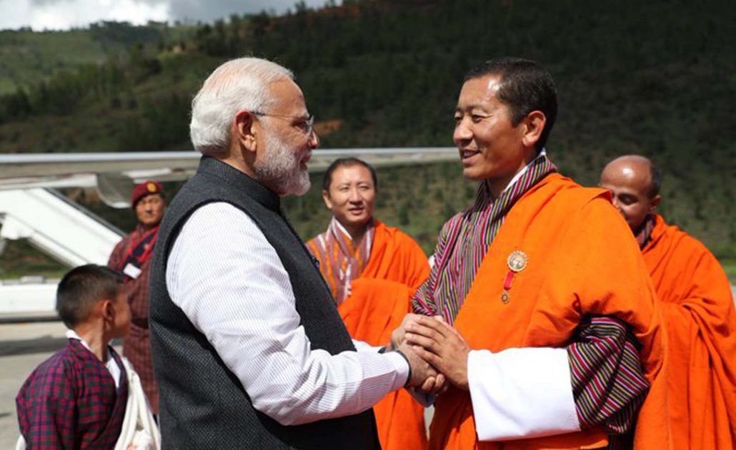 Modi and Lotay Tshering