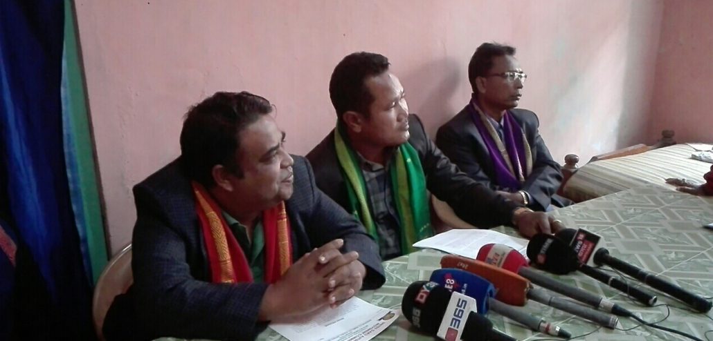 UGAMC leaders in Goalpara on Tuesday. Image: Northeast Now