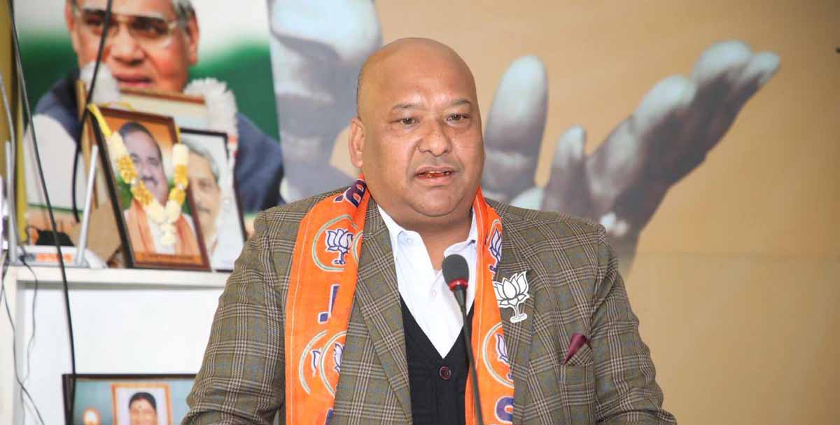 Meghalaya BJP president Ernest Mawrie