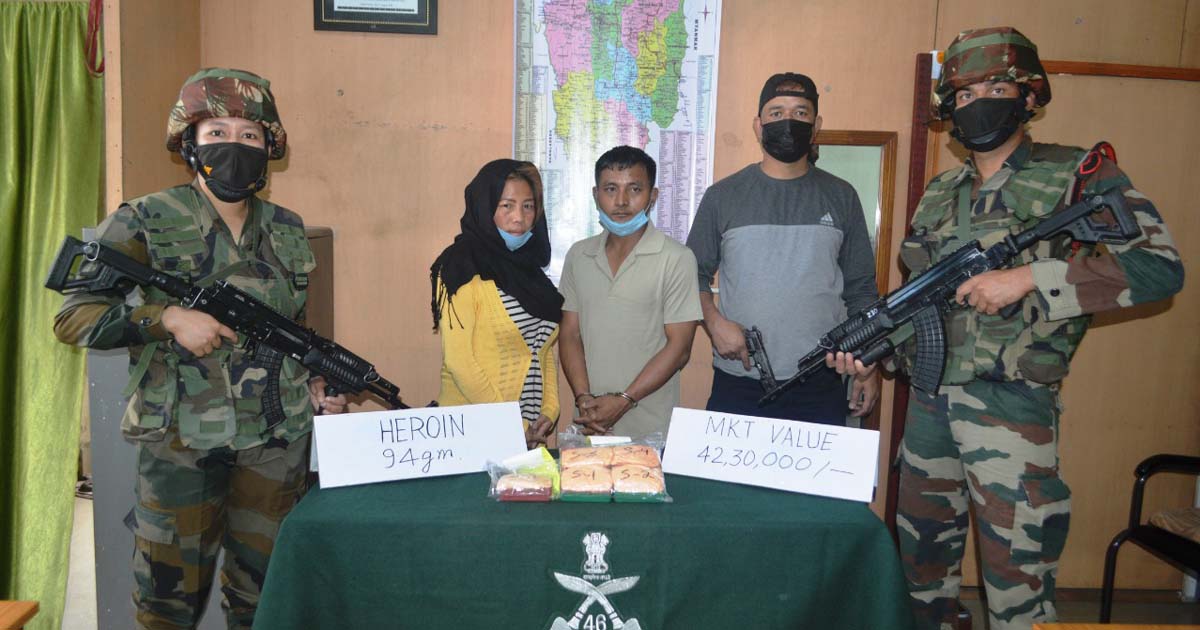 Heroin seized in Aizawl