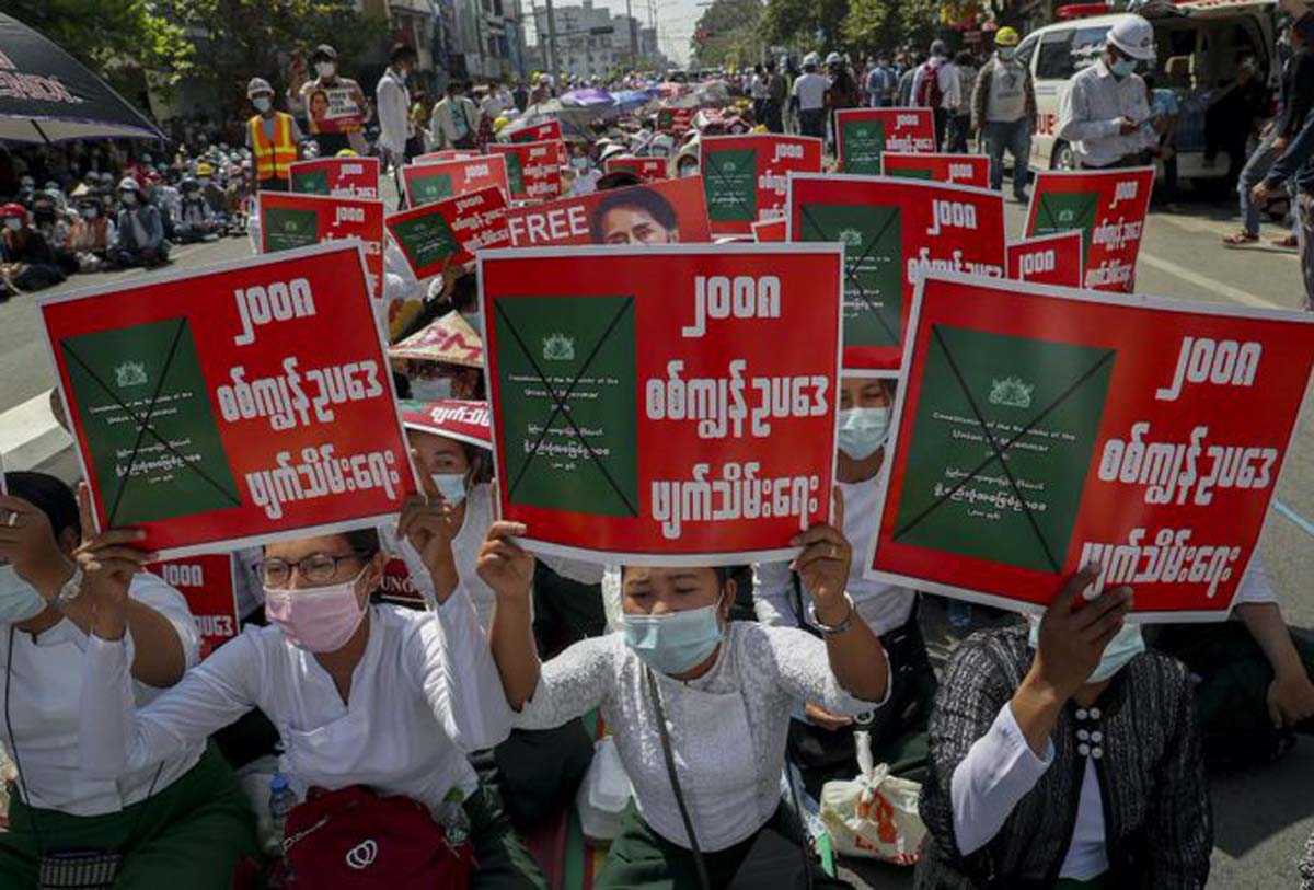 Myanmar protest