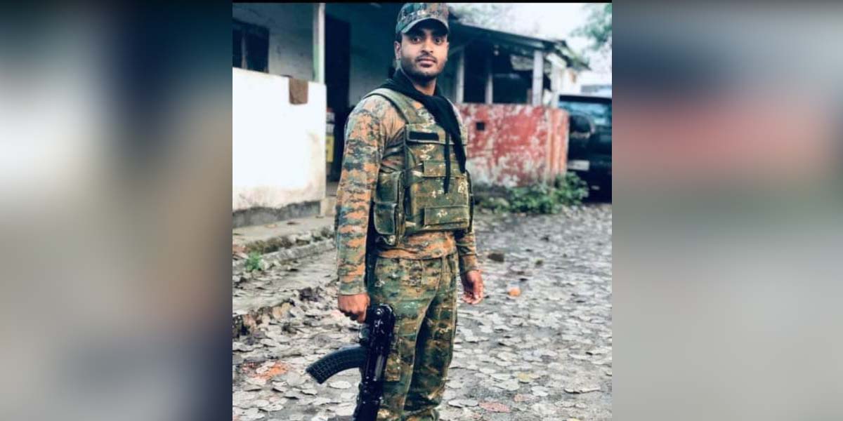 CRPF jawan Shambhu Roy