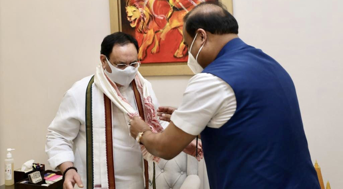 Himanta Biswa Sarma JP Nadda