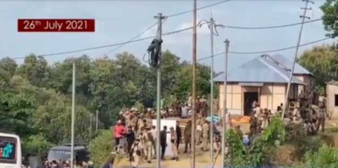 Assam-Mizoram border