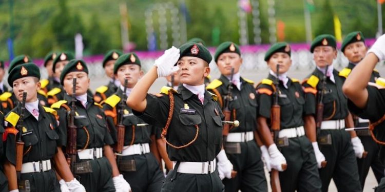 Royal Bhutan Army's first batch of women recruits ready to be engaged ...