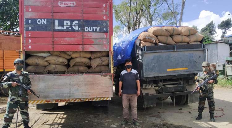 Assam Rifles in Mizoram areca nuts