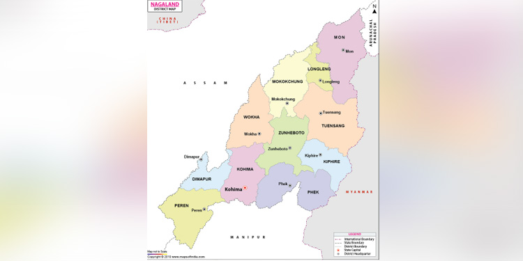 Nagaland map