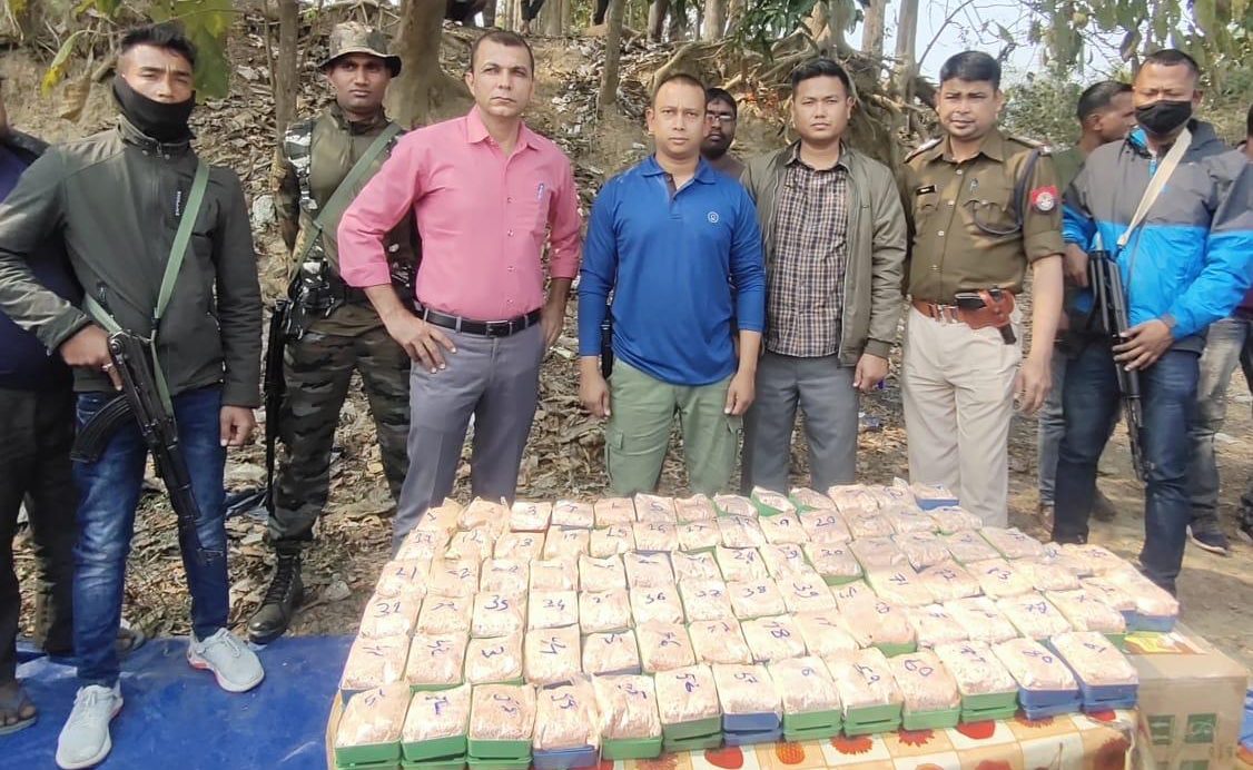 Assam Police seize suspected drugsRs 8 crore Bokajan