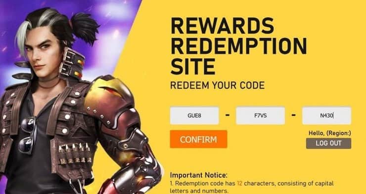 Garena Free Fire Redeem Codes [July 2022] - The Game Statistics