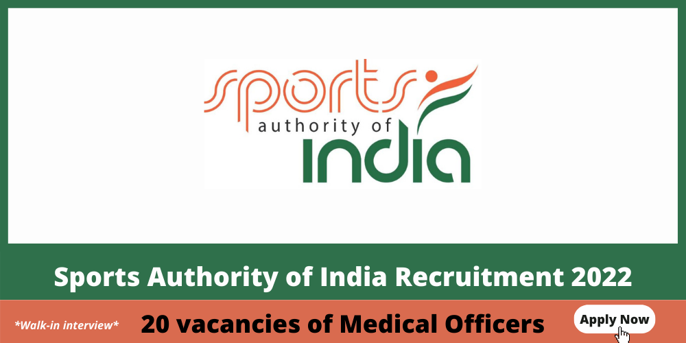 Sports Authority of India Recruitment 2022