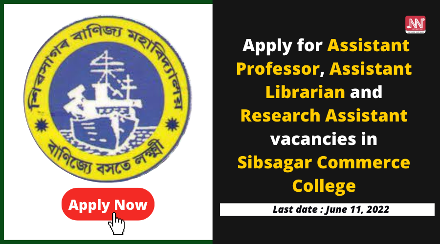 Assam Career vacancies in Sibsagar Commerce College