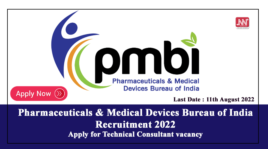 Pharmaceuticals & Medical Devices Bureau Of India Recruitment 2022 ...