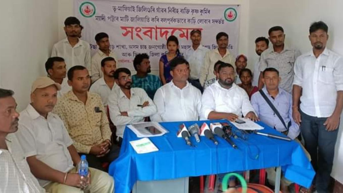 The Assam Tea Tribes Students' Association (ATTSA) on Tuesday demanded a high-level inquiry against the land grabbing of a poor tea garden worker's land.