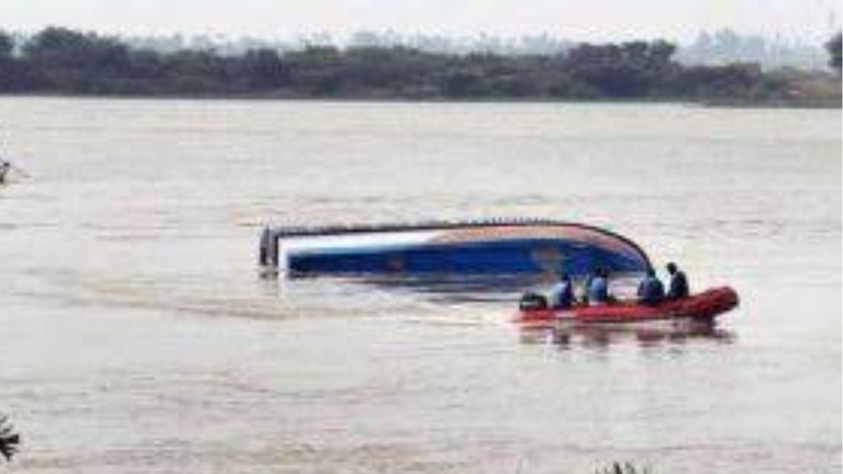 drown boat capsizes Assam Dibang 14 including children dead after boat capsized in Gujarat's Vadodara