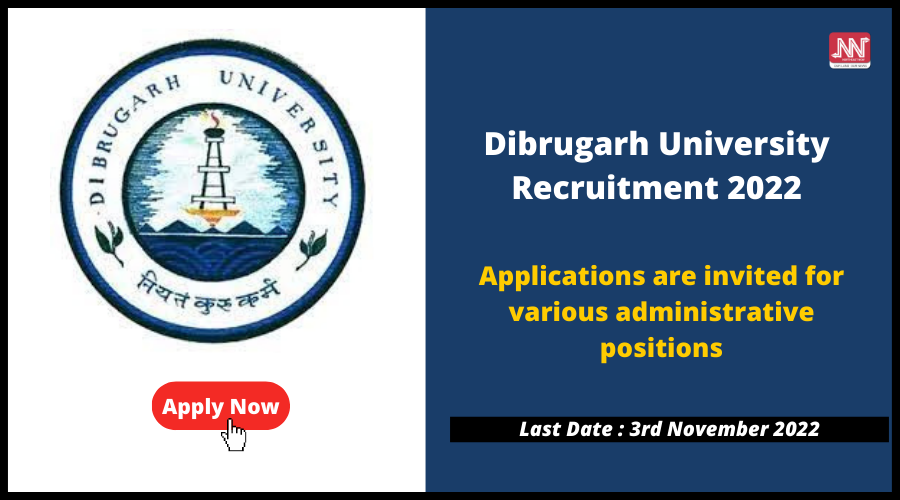 Assam Career : Apply For Assistant Professor Vacancy In Dibrugarh ...