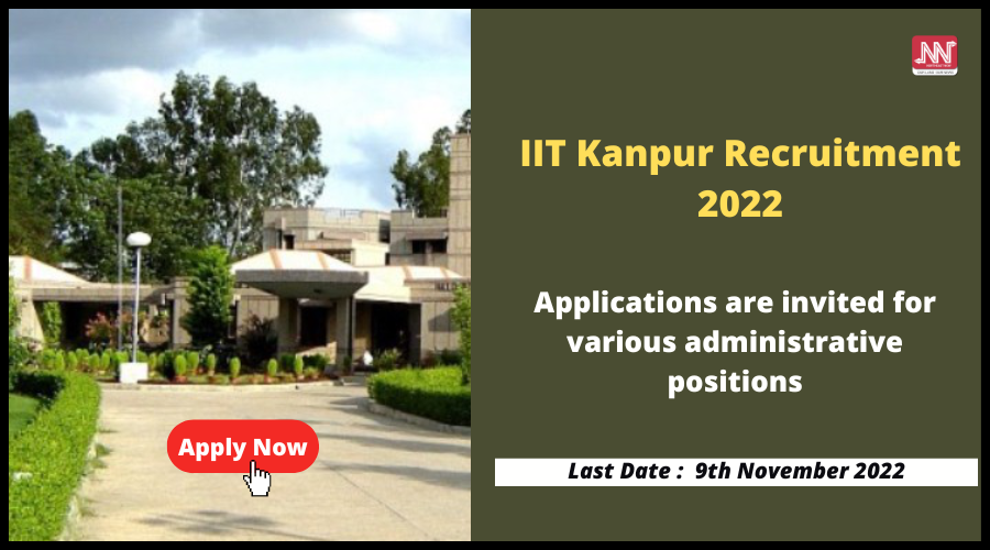 IIT Kanpur Recruitment 2022