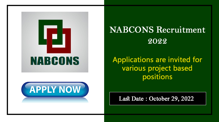 NABCONS Recruitment 2022