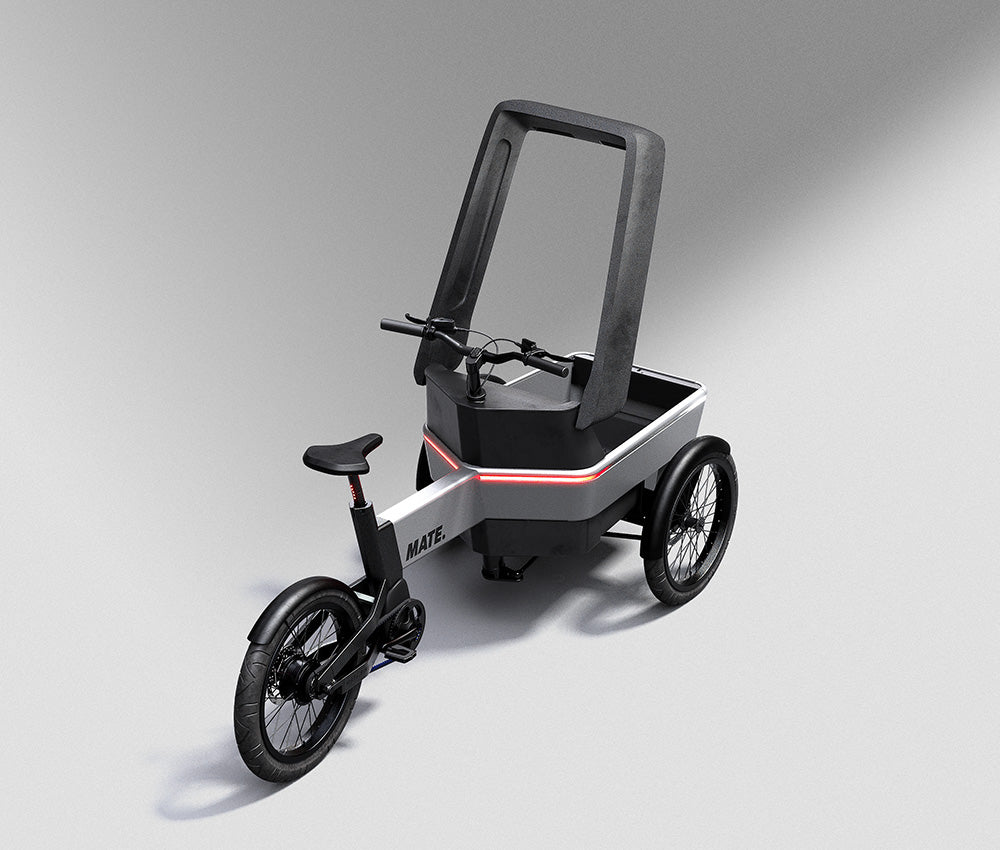 Mate Suv is a cargo bike designed to substitute the car in the