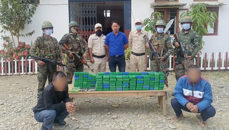 Manipur 2 Smugglers Held With Drugs Worth Rs 5 Crore Along Myanmar Border