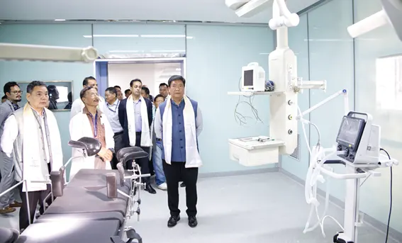 Arunachal Pradesh Chief Minister Pema Khandu dedicated to the people Block II of the Tomo Riba Institute of Health and Medical Sciences