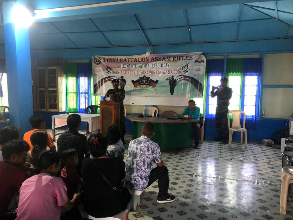 Assam Rifles conducted a motivational lecture on World Asthma Day in Mizoram