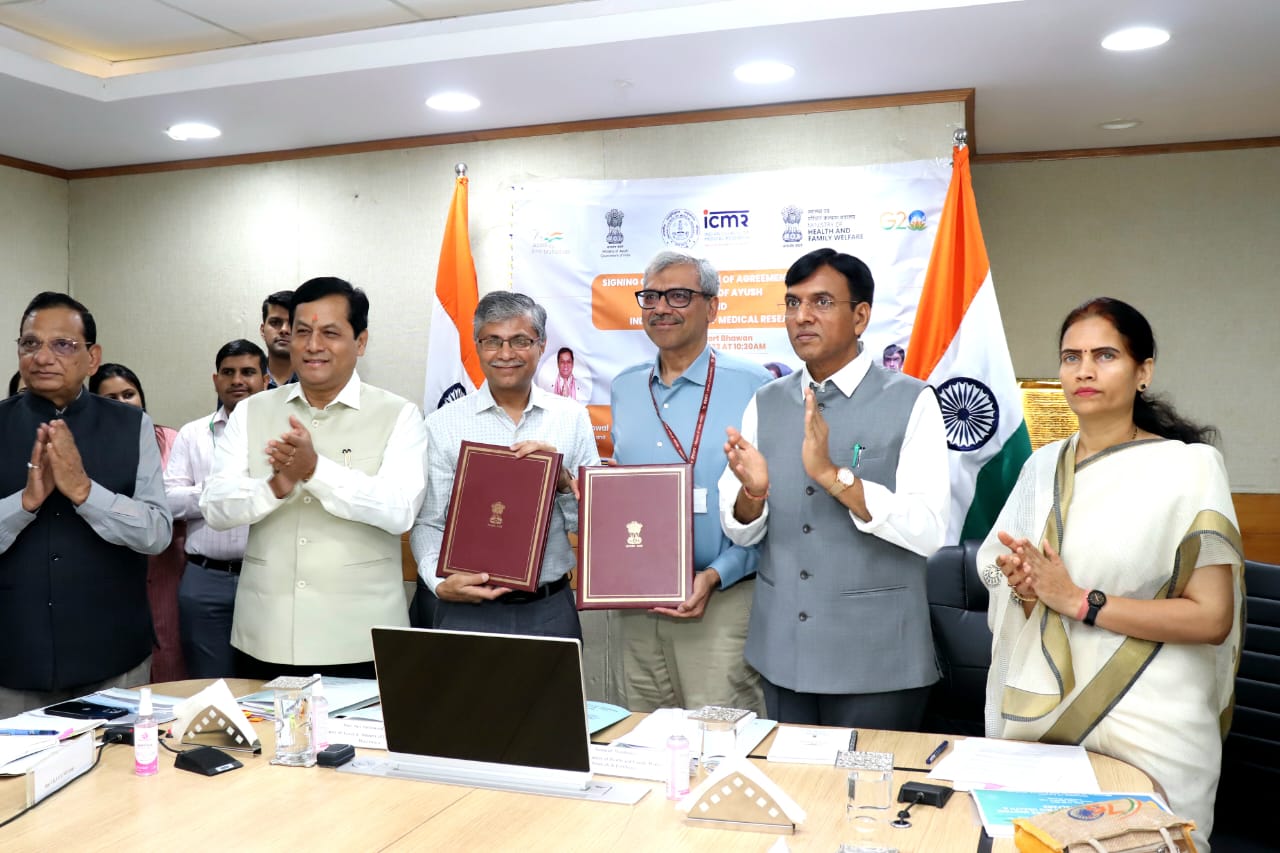 ministry-of-ayush-and-icmr-sign-an-mou-to-promote-and-collaborate-on